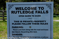 Welcome Sign to Rutledge Falls